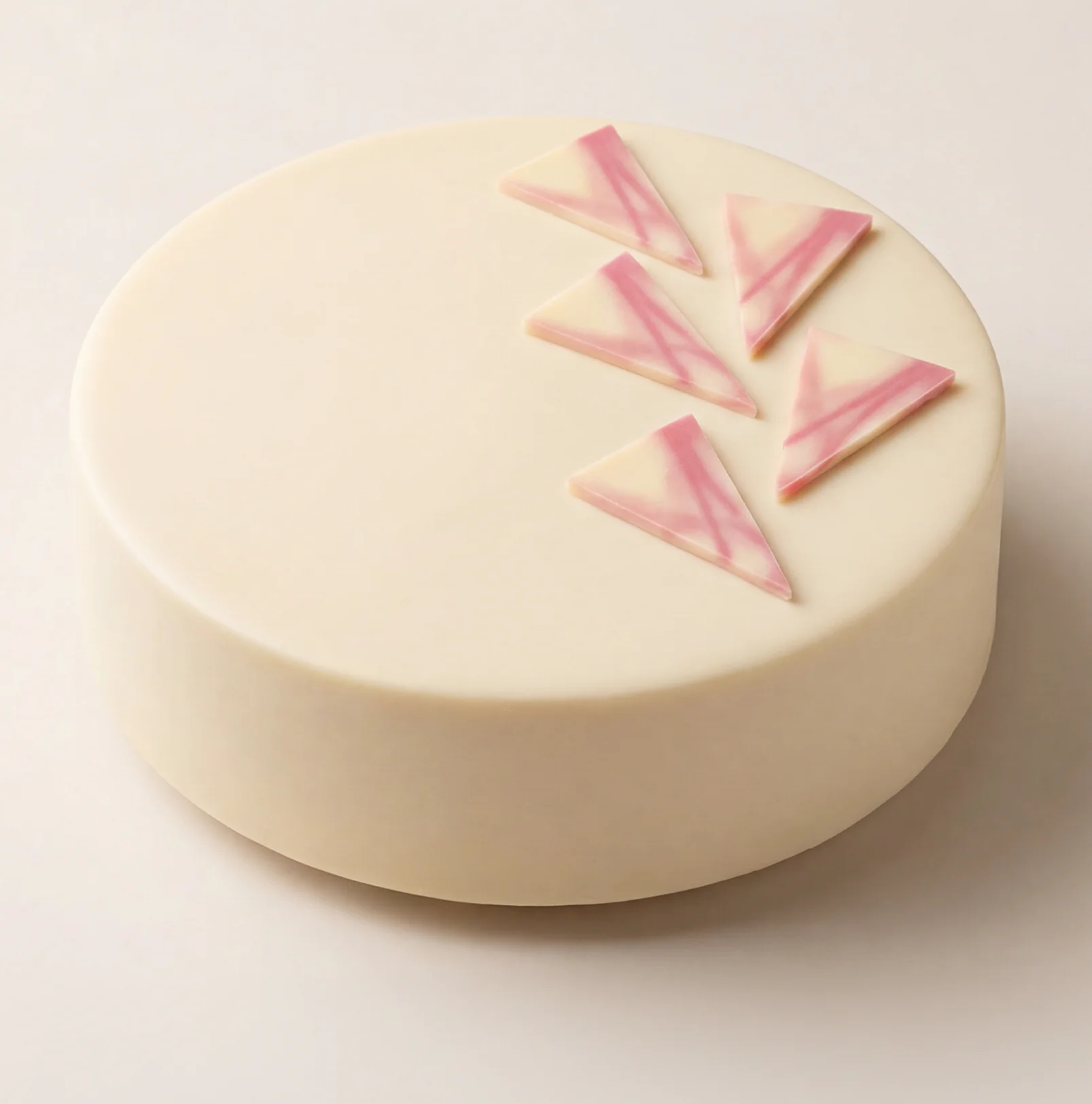Pink Patterned Triangle, image 3