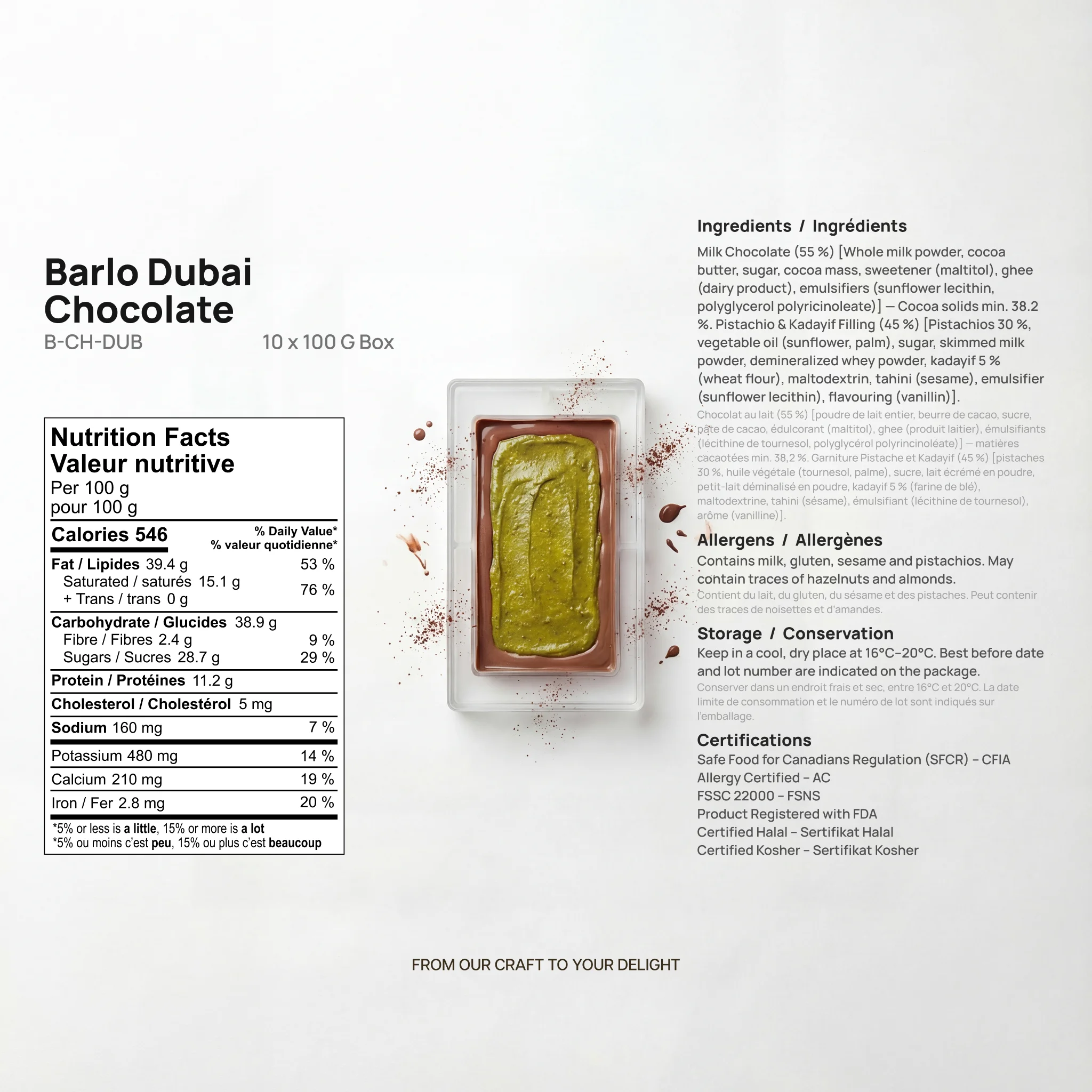 Dubai Chocolate with Pistachio, image 7