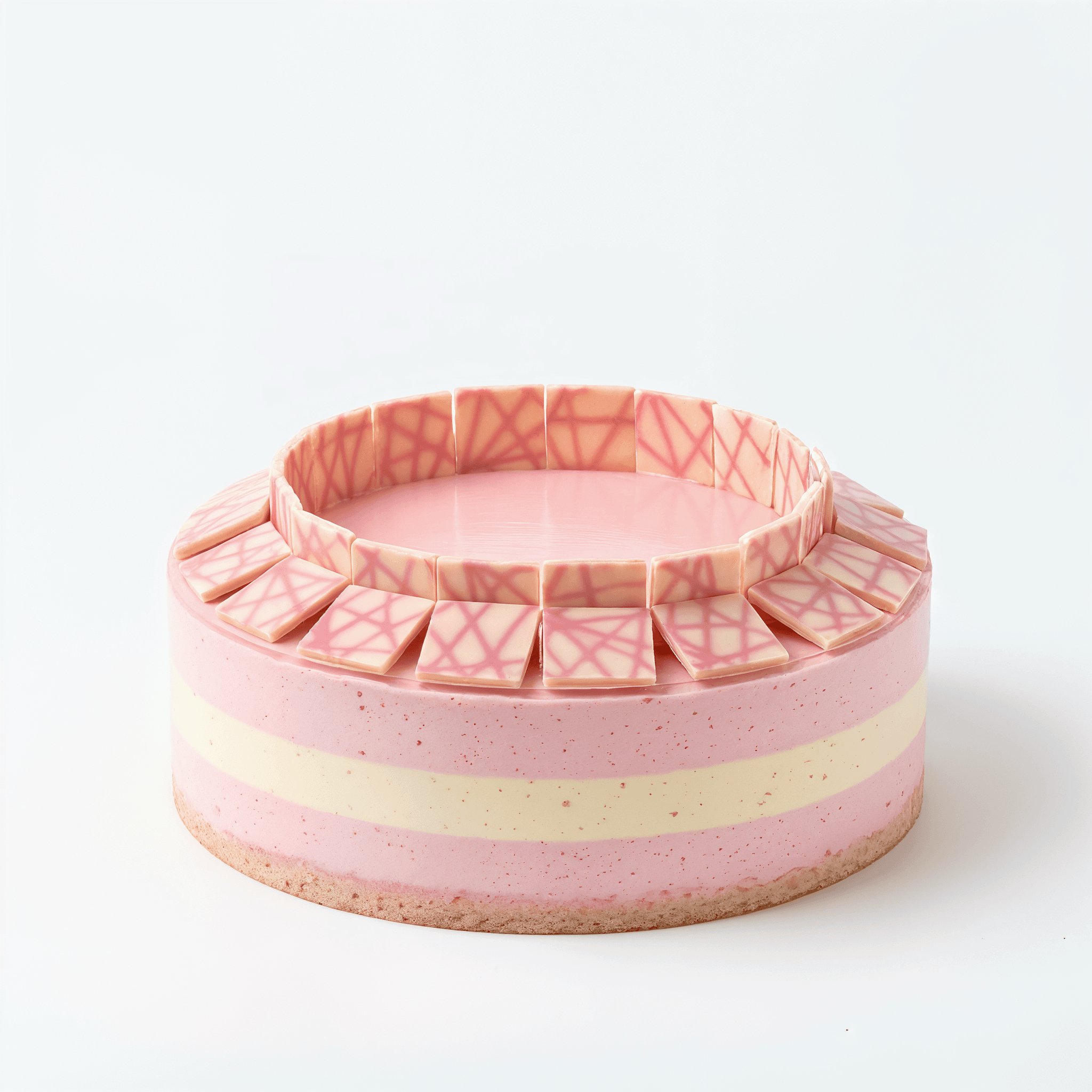 Pink Patterned Square, image 7