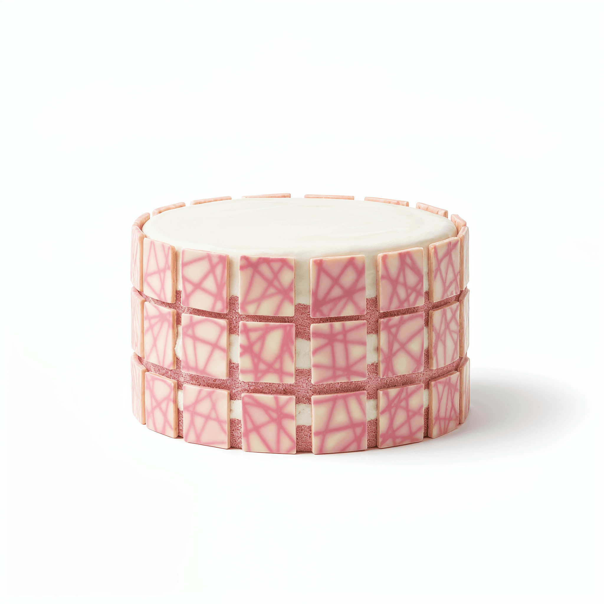 Pink Patterned Square, image 2