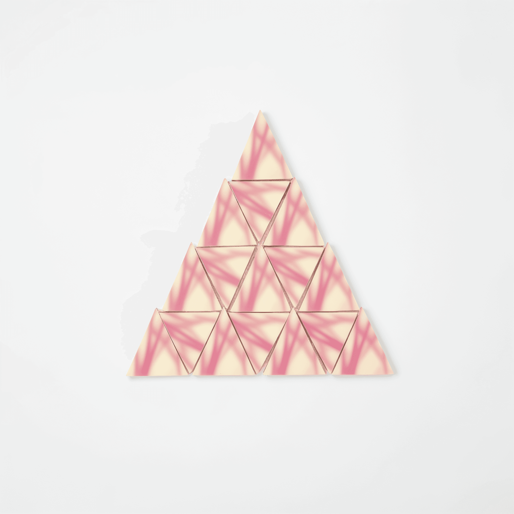 Pink Patterned Triangle, image 4
